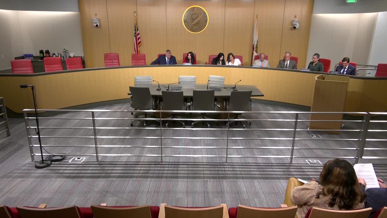 Senate Standing Committee on Insurance