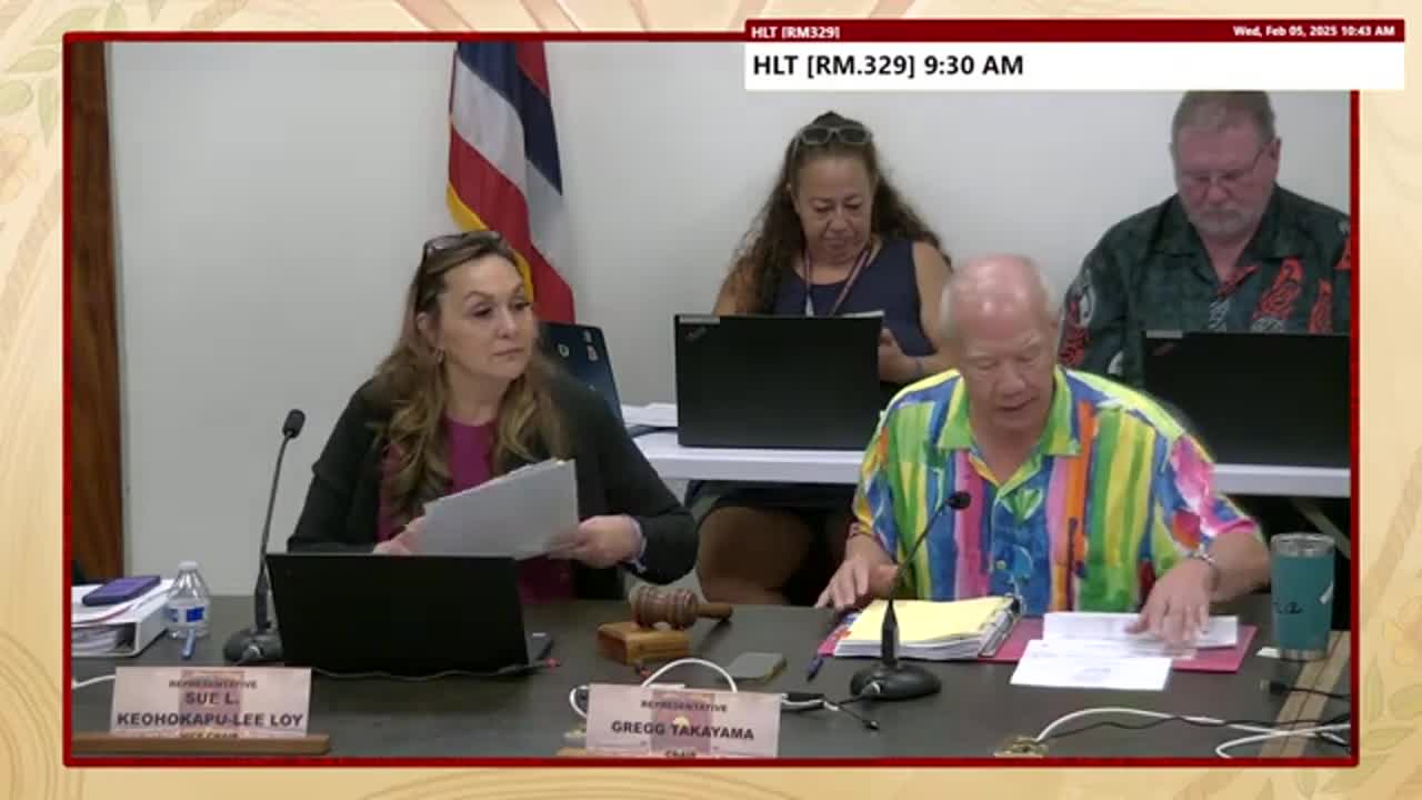 House Standing Committee on Health