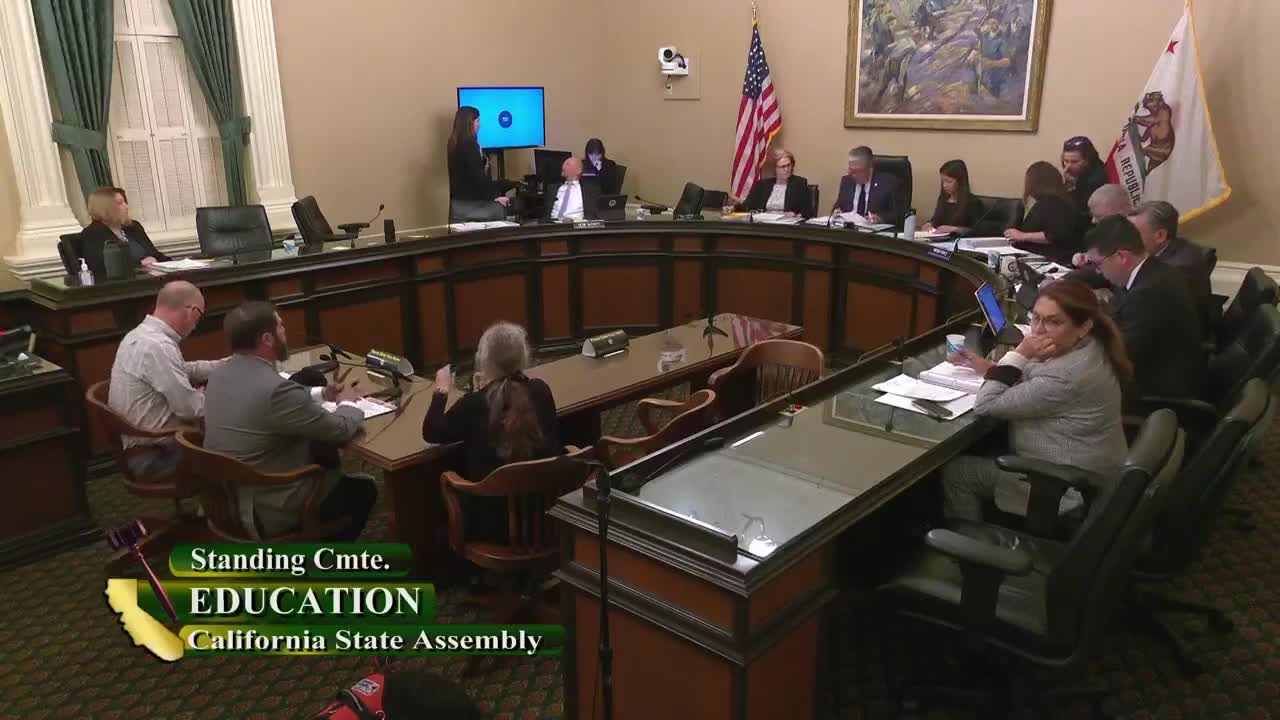 Assembly Standing Committee on Education