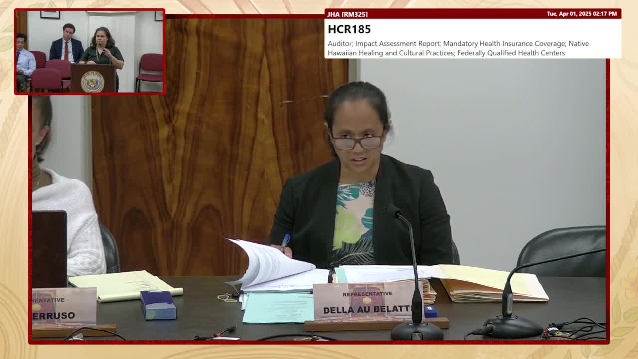 House Standing Committee on Judiciary & Hawaiian Affairs