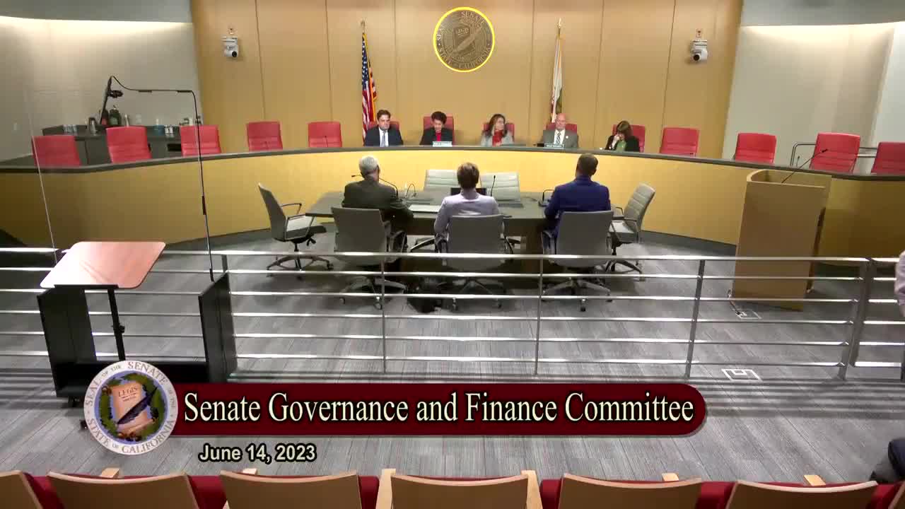 Senate Standing Committee on Governance and Finance
