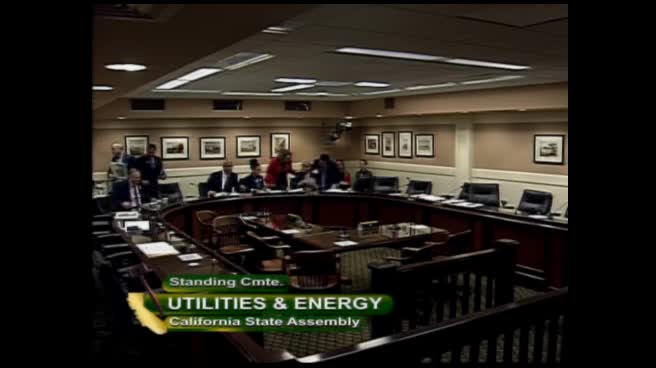 Assembly Standing Committee on Utilities and Energy