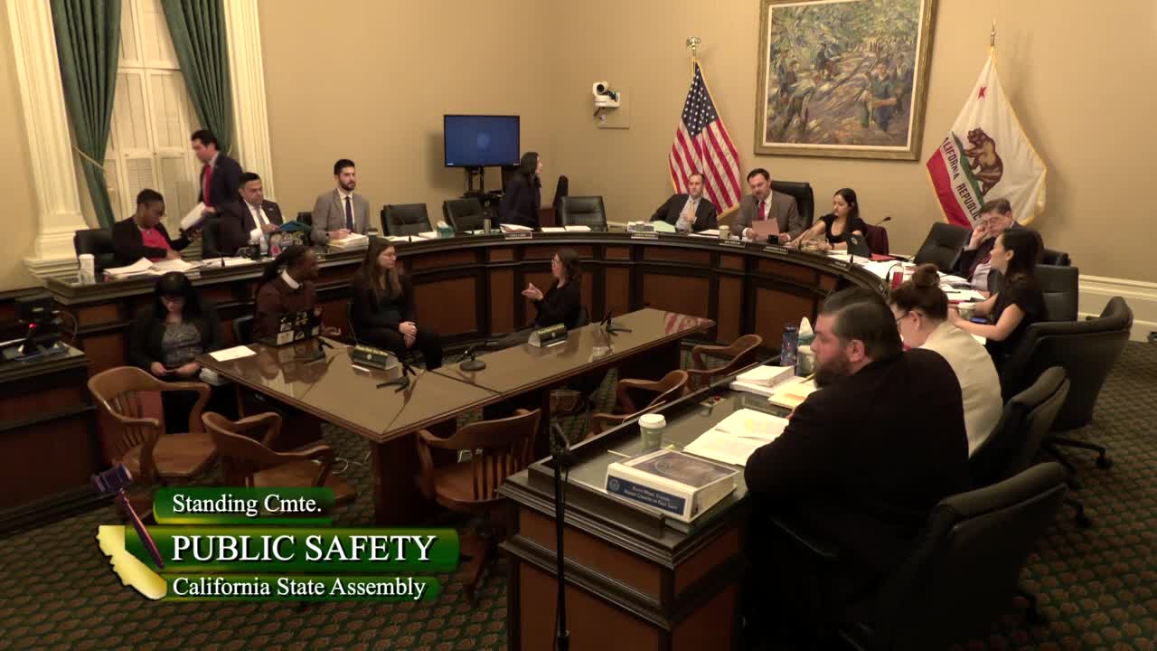 Assembly Standing Committee on Public Safety