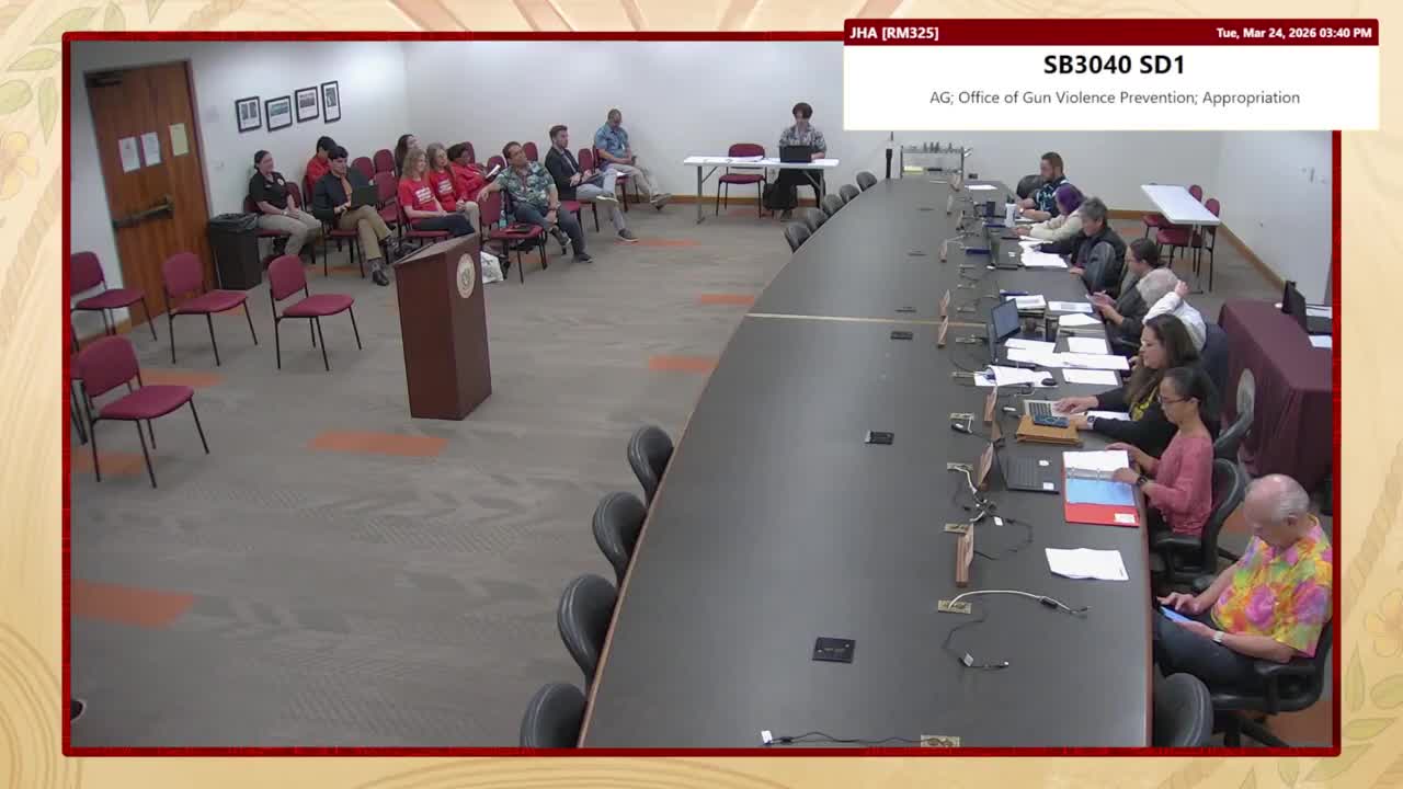House Standing Committee on Judiciary & Hawaiian Affairs