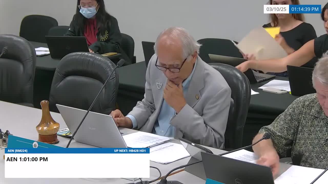 Senate Standing Committee on Agriculture and Environment