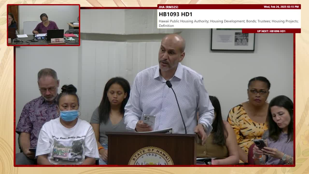 House Standing Committee on Judiciary & Hawaiian Affairs
