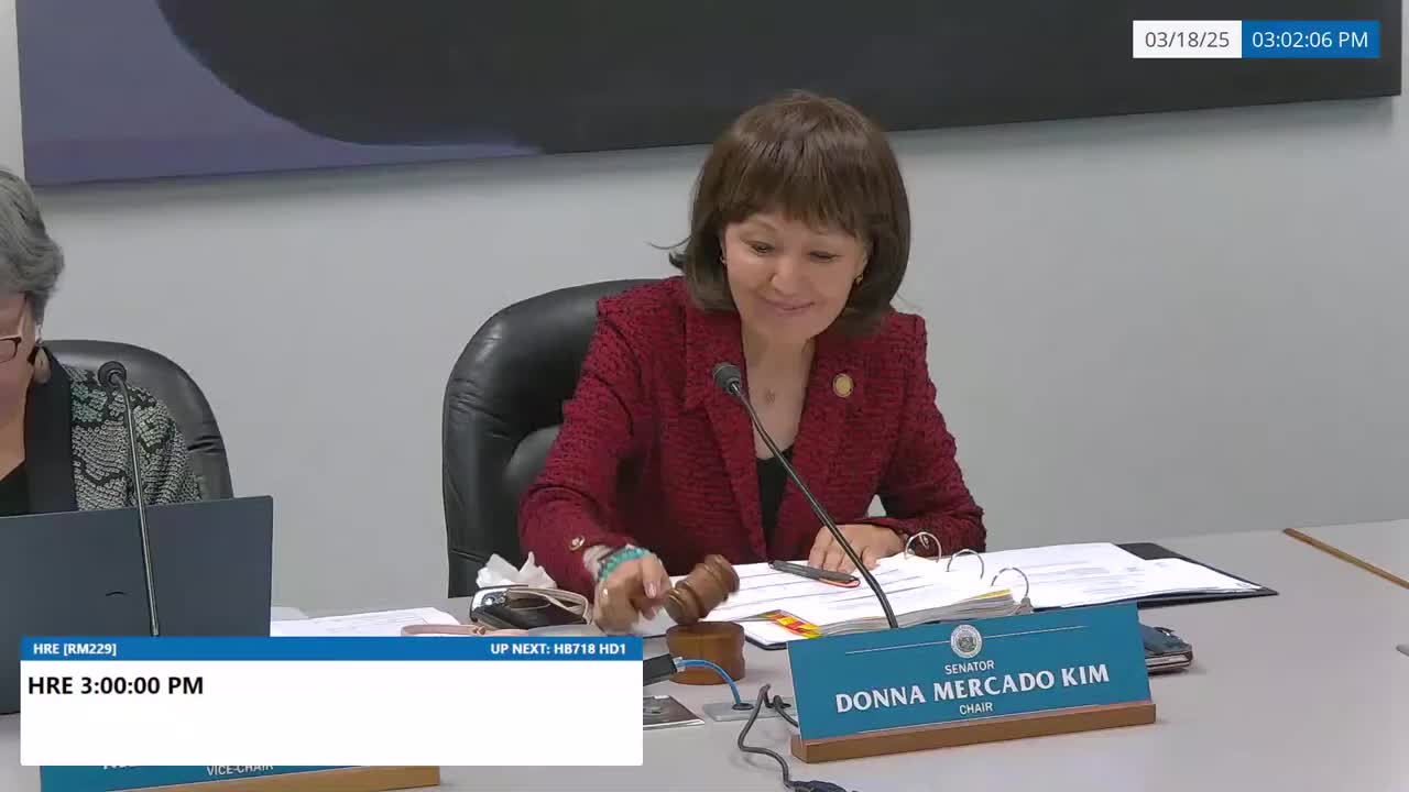 Senate Standing Committee on Higher Education
