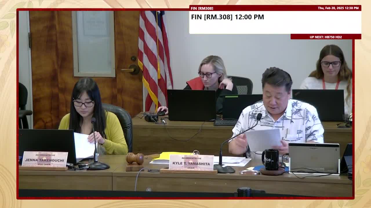 House Standing Committee on Finance