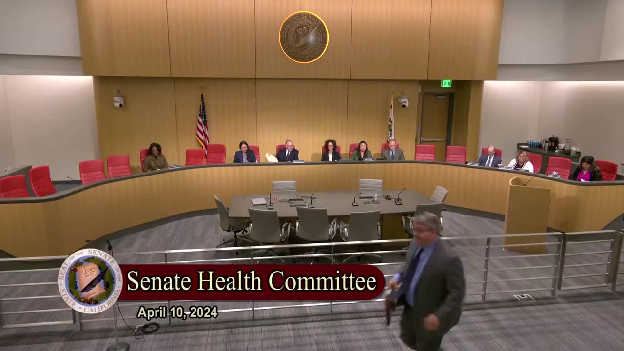 Senate Standing Committee on Health