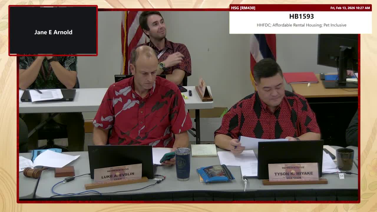 House Standing Committee on Housing