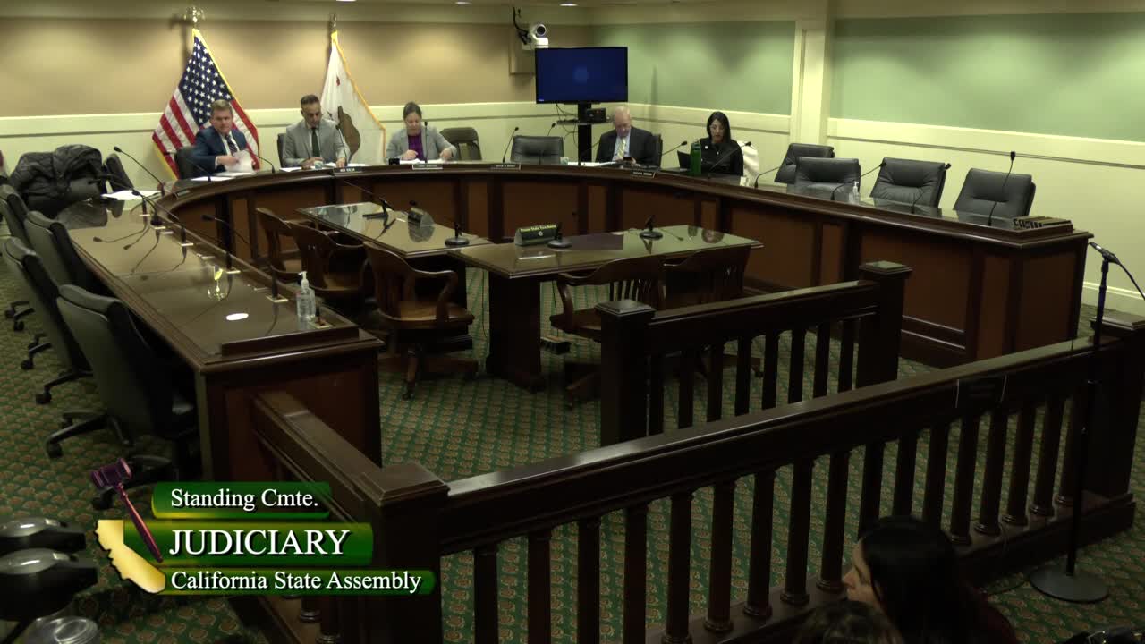 Assembly Standing Committee on Judiciary