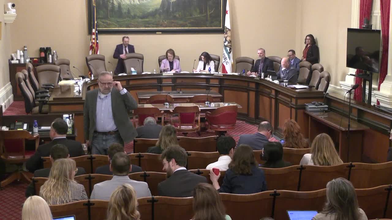 Senate Standing Committee on Local Government Video