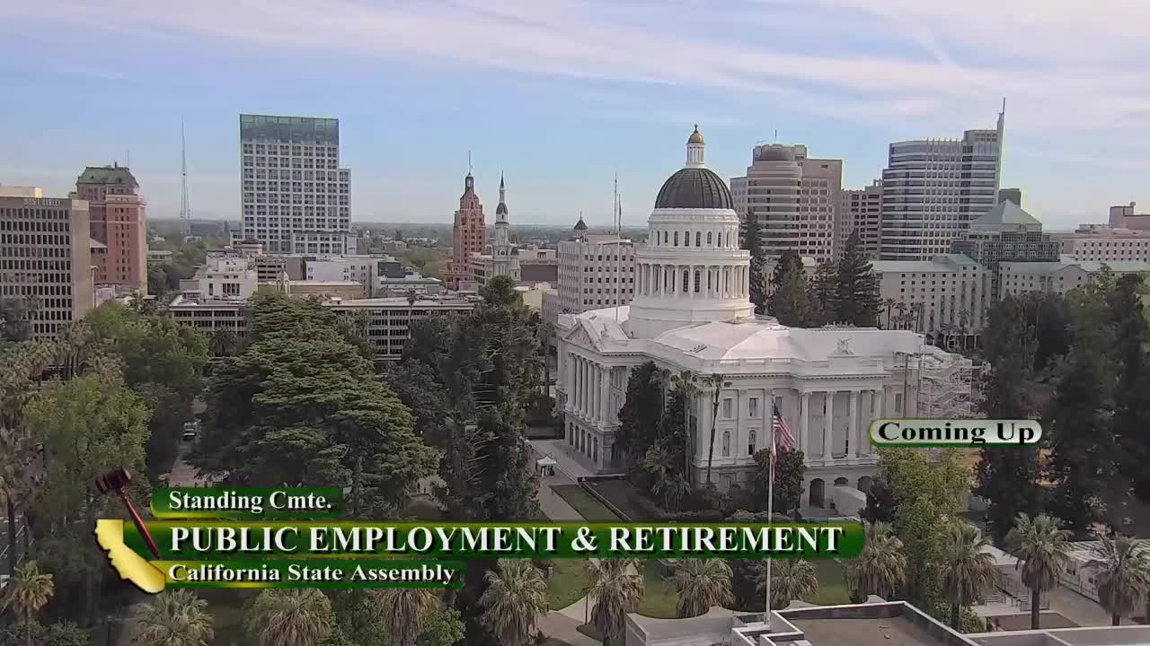 Assembly Standing Committee on Public Employment and Retirement 