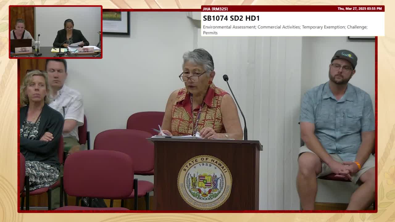 House Standing Committee on Judiciary & Hawaiian Affairs