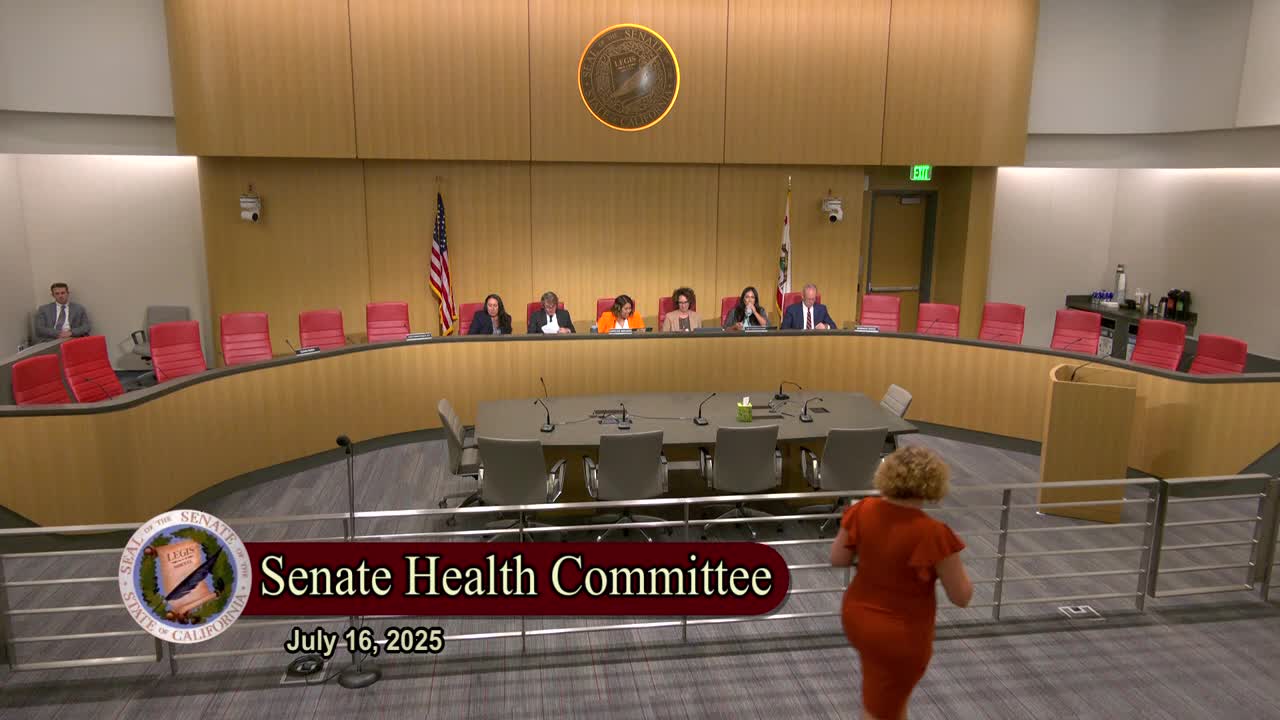 Senate Standing Committee on Health