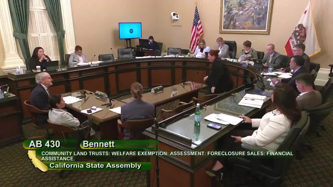Assembly Standing Committee on Housing and Community Development