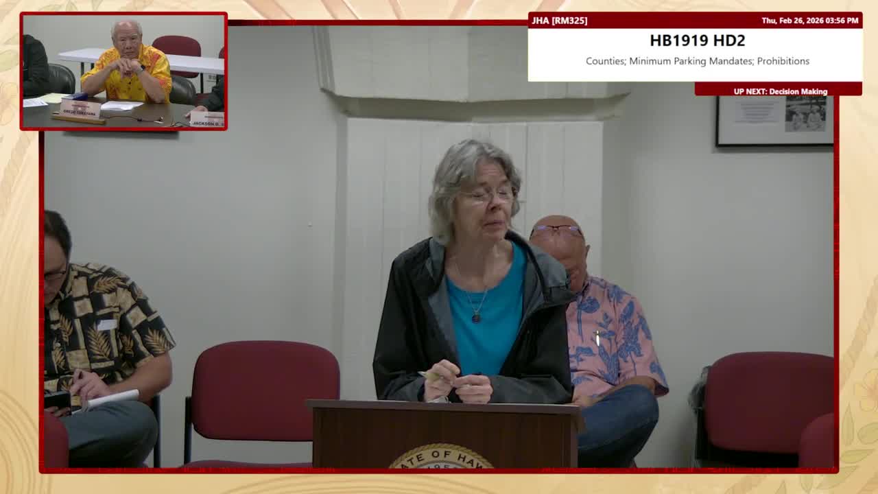 House Standing Committee on Judiciary & Hawaiian Affairs