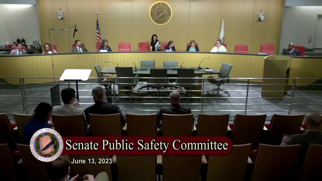 Senate Standing Committee on Public Safety