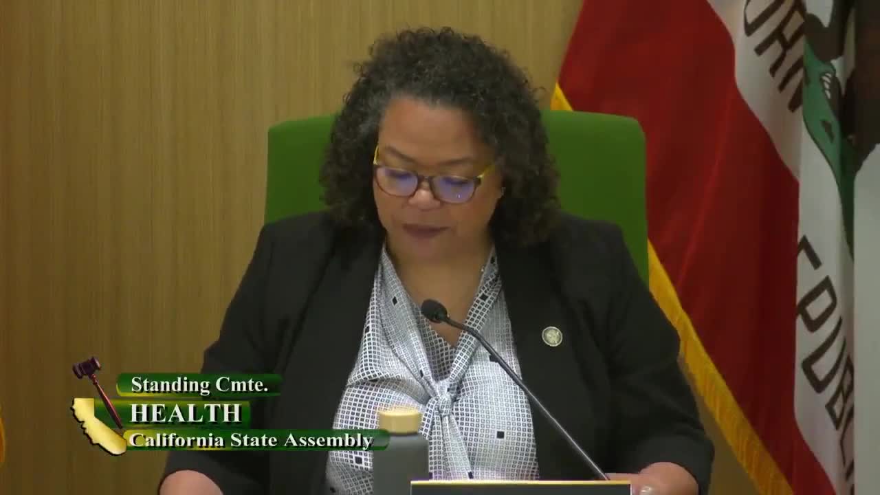 Assembly Standing Committee on Health