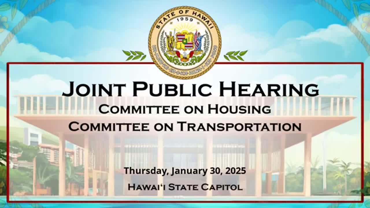 House Standing Committee on Housing