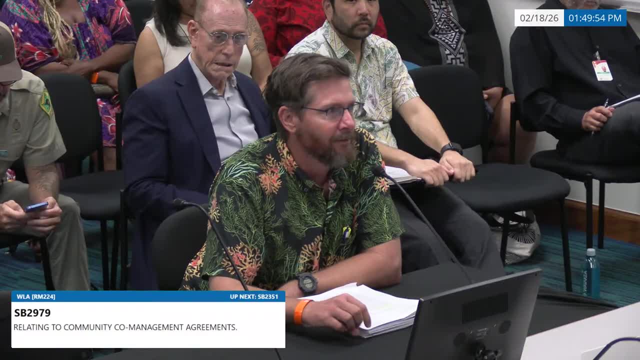 Senate Standing Committee on Water, Land, Culture and the Arts