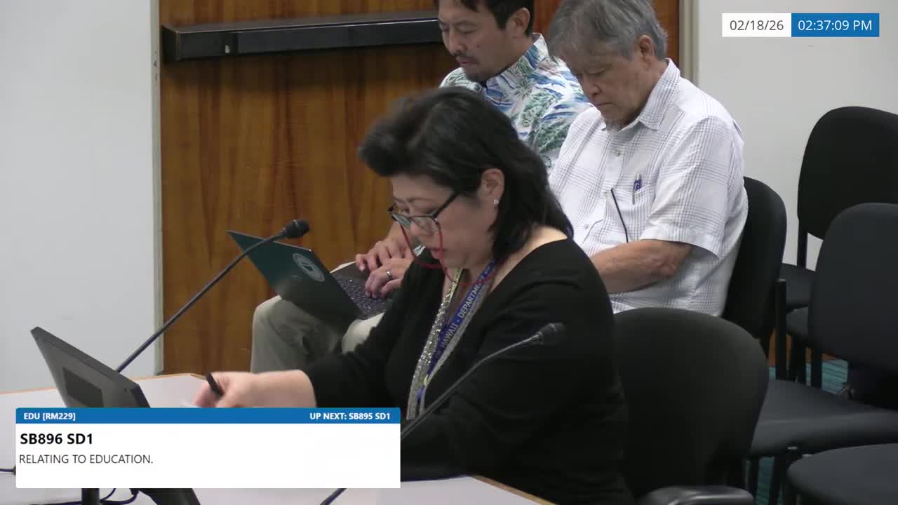 Senate Standing Committee on Education