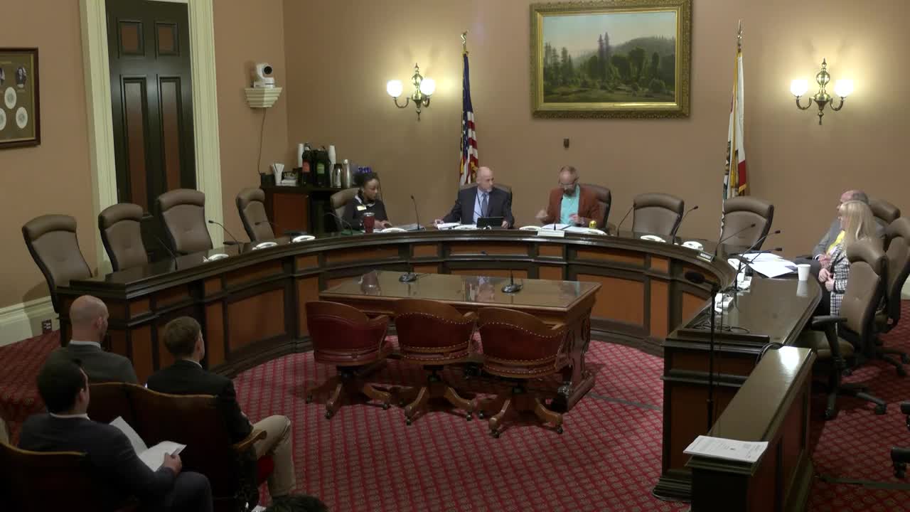 Senate Budget and Fiscal Review Subcommittee No. 4 on State Administration  and General Government Video