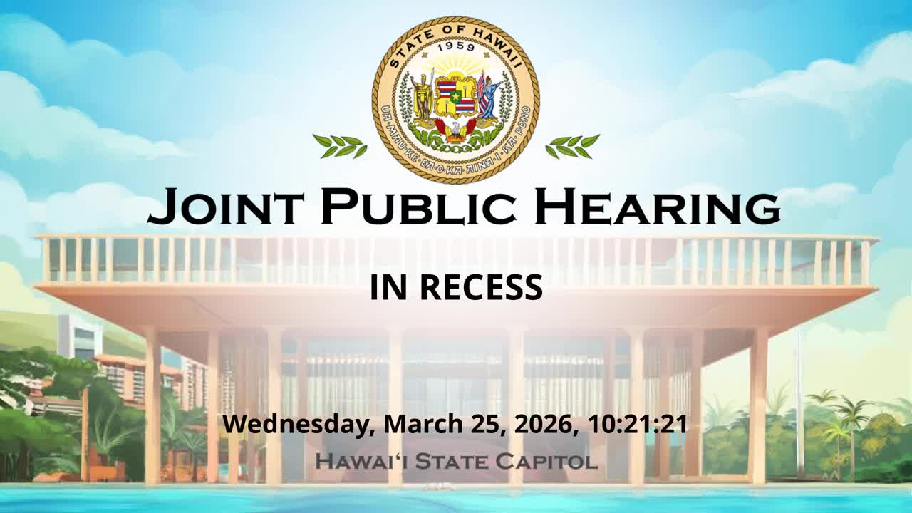 House Standing Committee on Agriculture & Food Systems