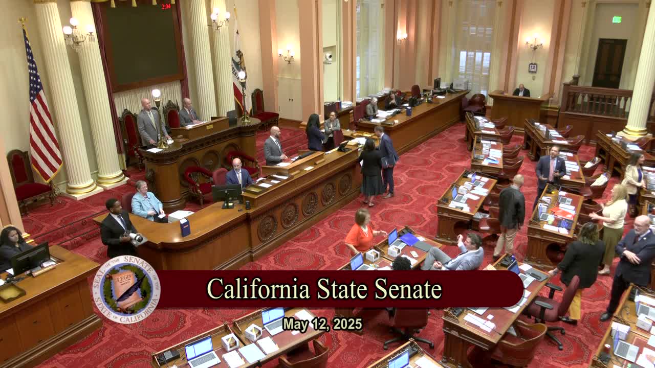 Senate Floor Video
