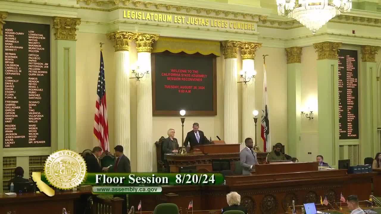 Assembly Floor Video