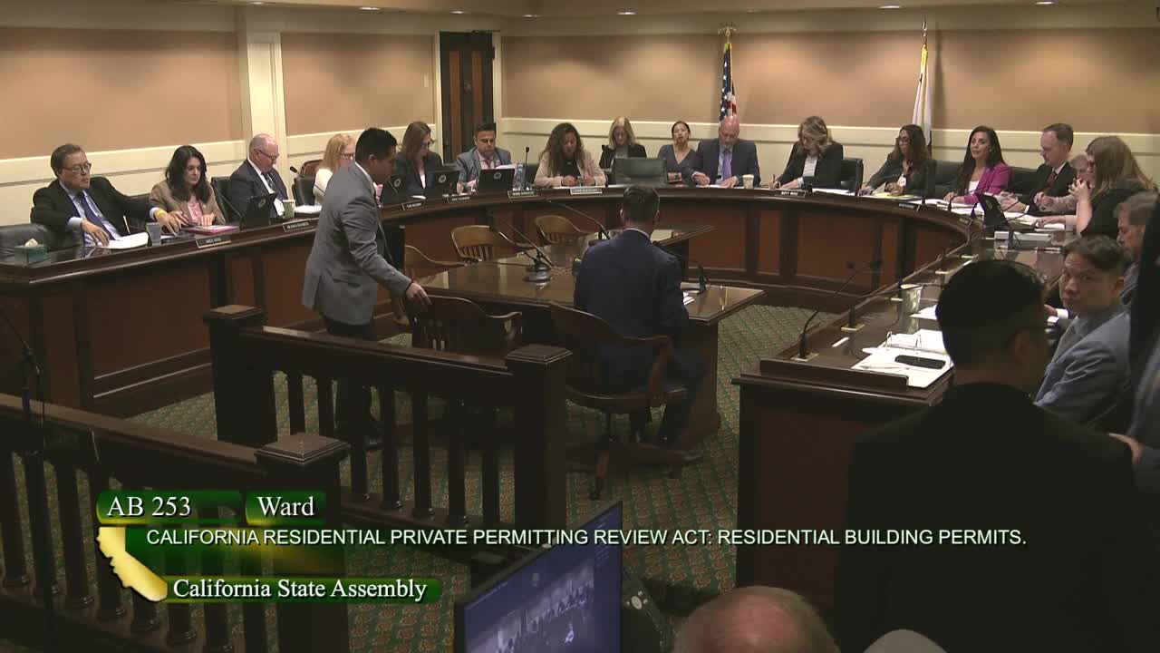 Assembly Standing Committee on Appropriations