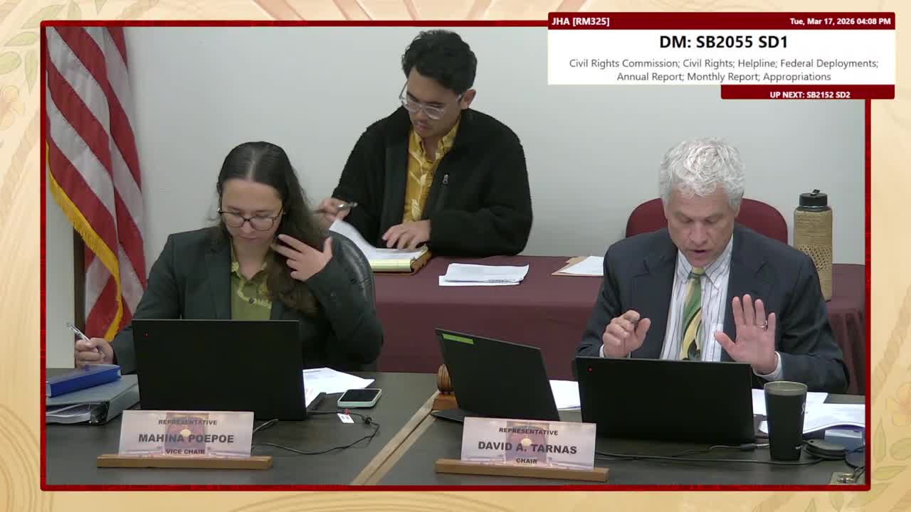 House Standing Committee on Judiciary & Hawaiian Affairs