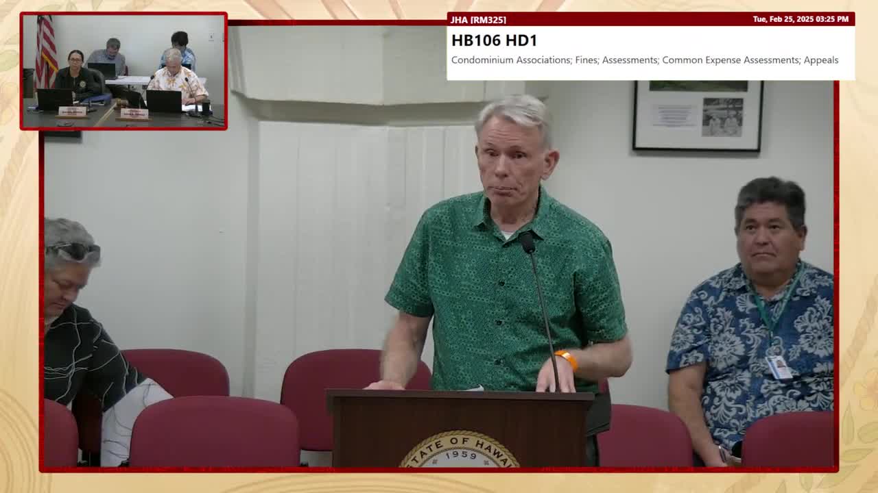 House Standing Committee on Judiciary & Hawaiian Affairs