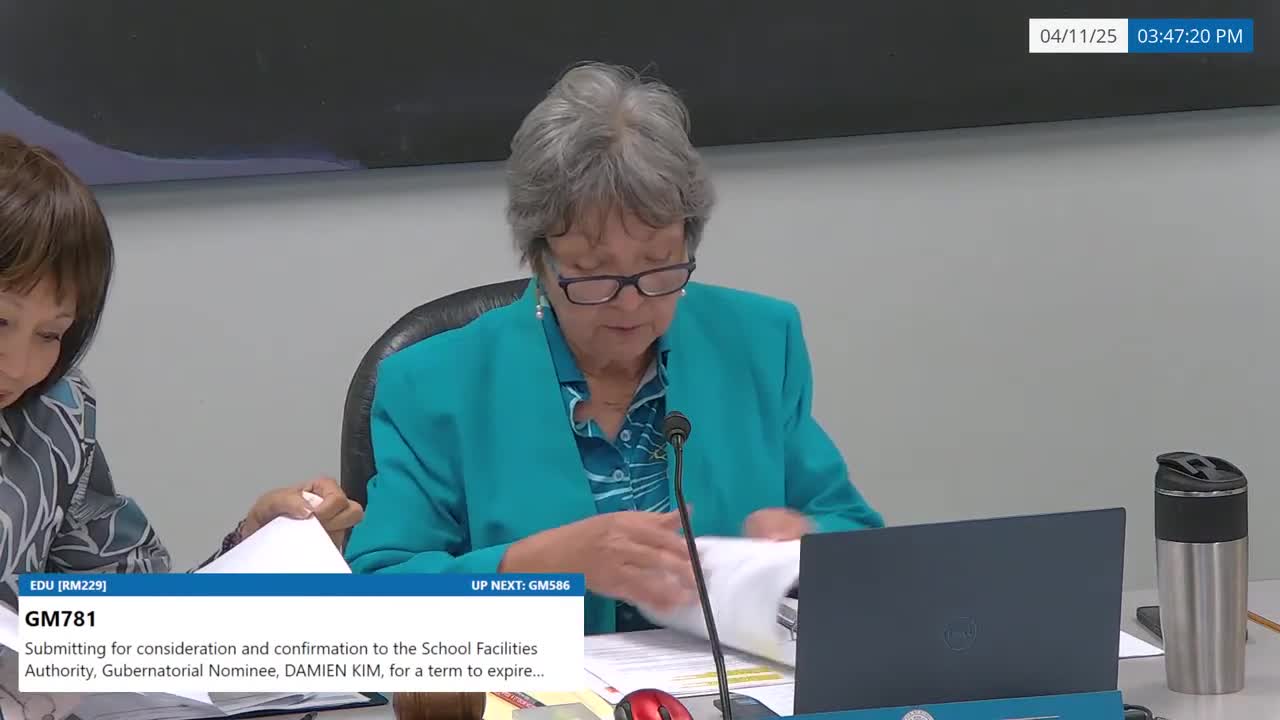 Senate Standing Committee on Education