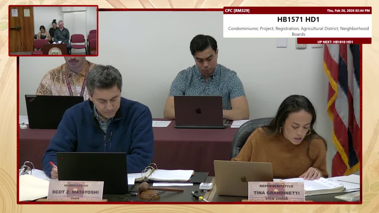 House Standing Committee on Consumer Protection & Commerce