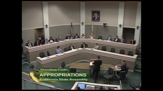 Assembly Standing Committee on Appropriations