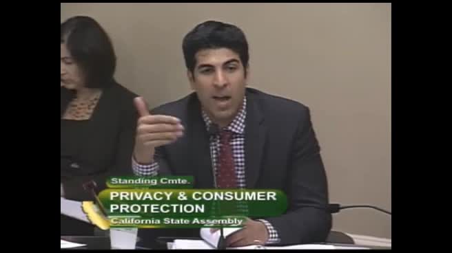 Assembly Standing Committee on Privacy and Consumer Protection
