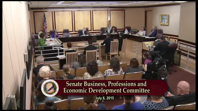 Senate Standing Committee on Business, Professions and Economic Development