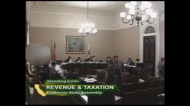 Assembly Standing Committee on Revenue and Taxation