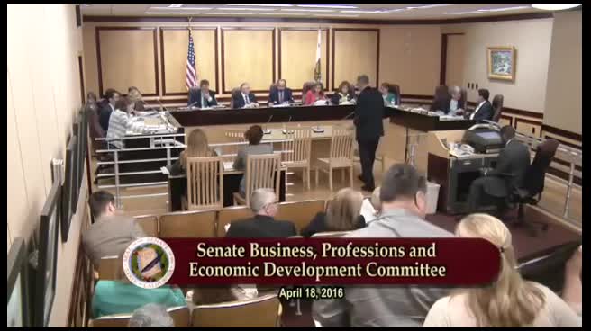 Senate Standing Committee on Business, Professions and Economic Development