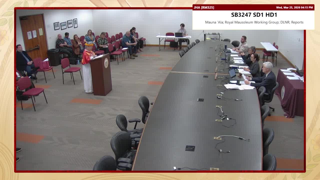 House Standing Committee on Judiciary & Hawaiian Affairs