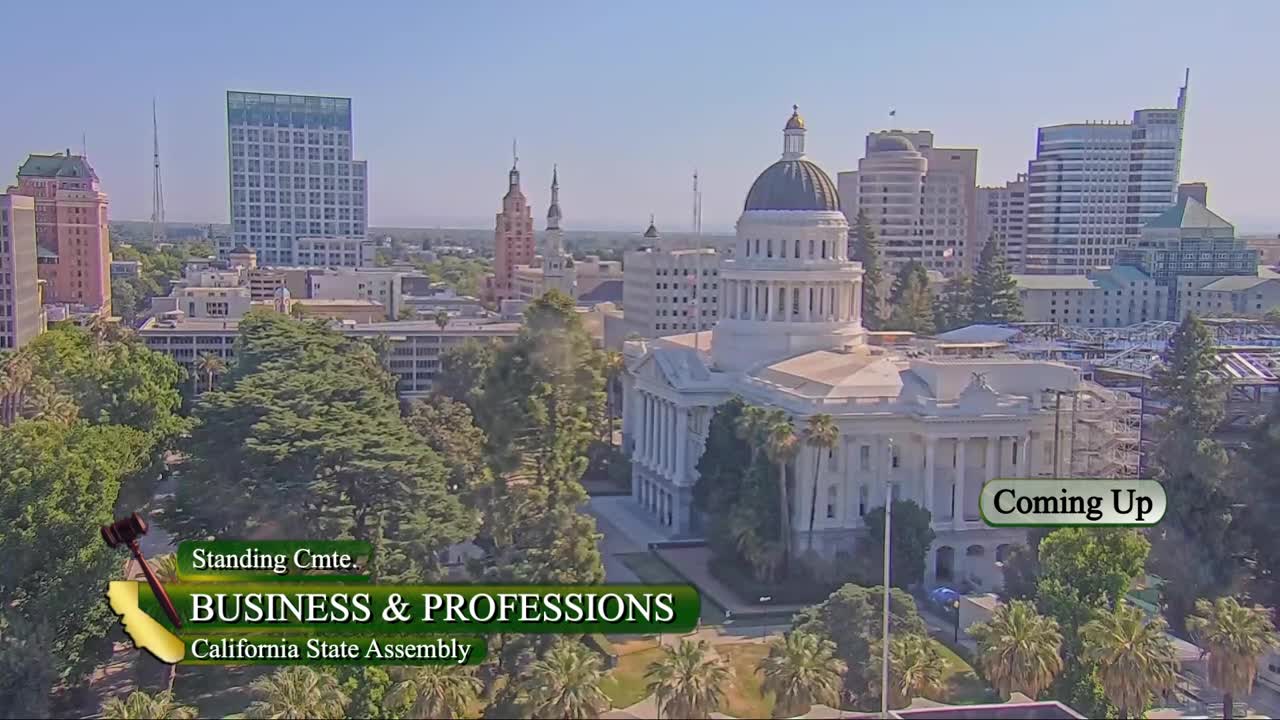 Assembly Standing Committee on Business and Professions