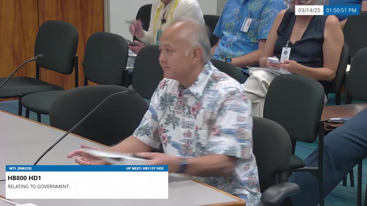 Senate Standing Committee on Water and Land