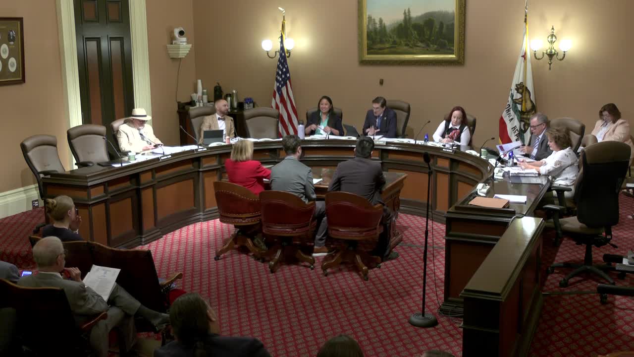 Senate Standing Committee on Natural Resources and Water