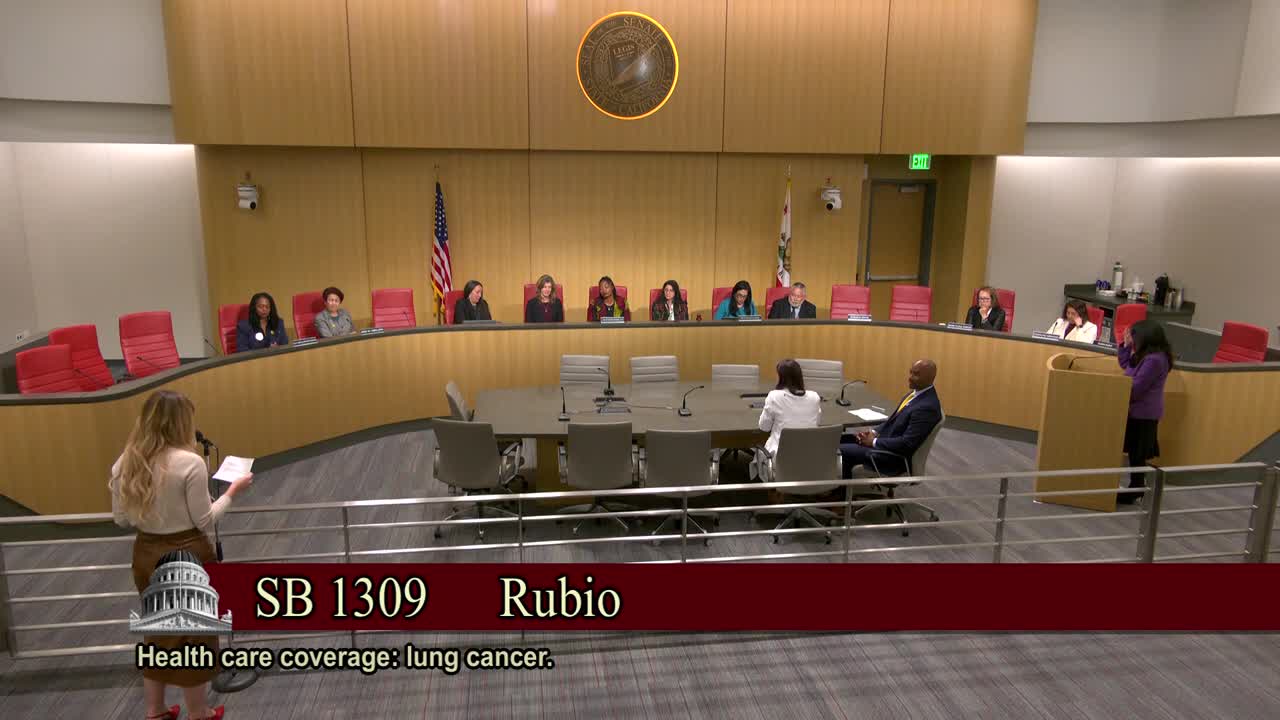 Senate Standing Committee on Health