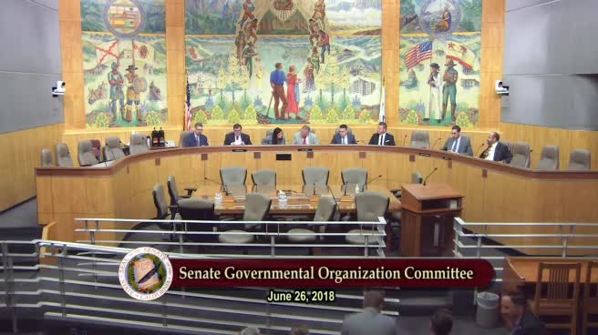 Senate Standing Committee on Governmental Organization