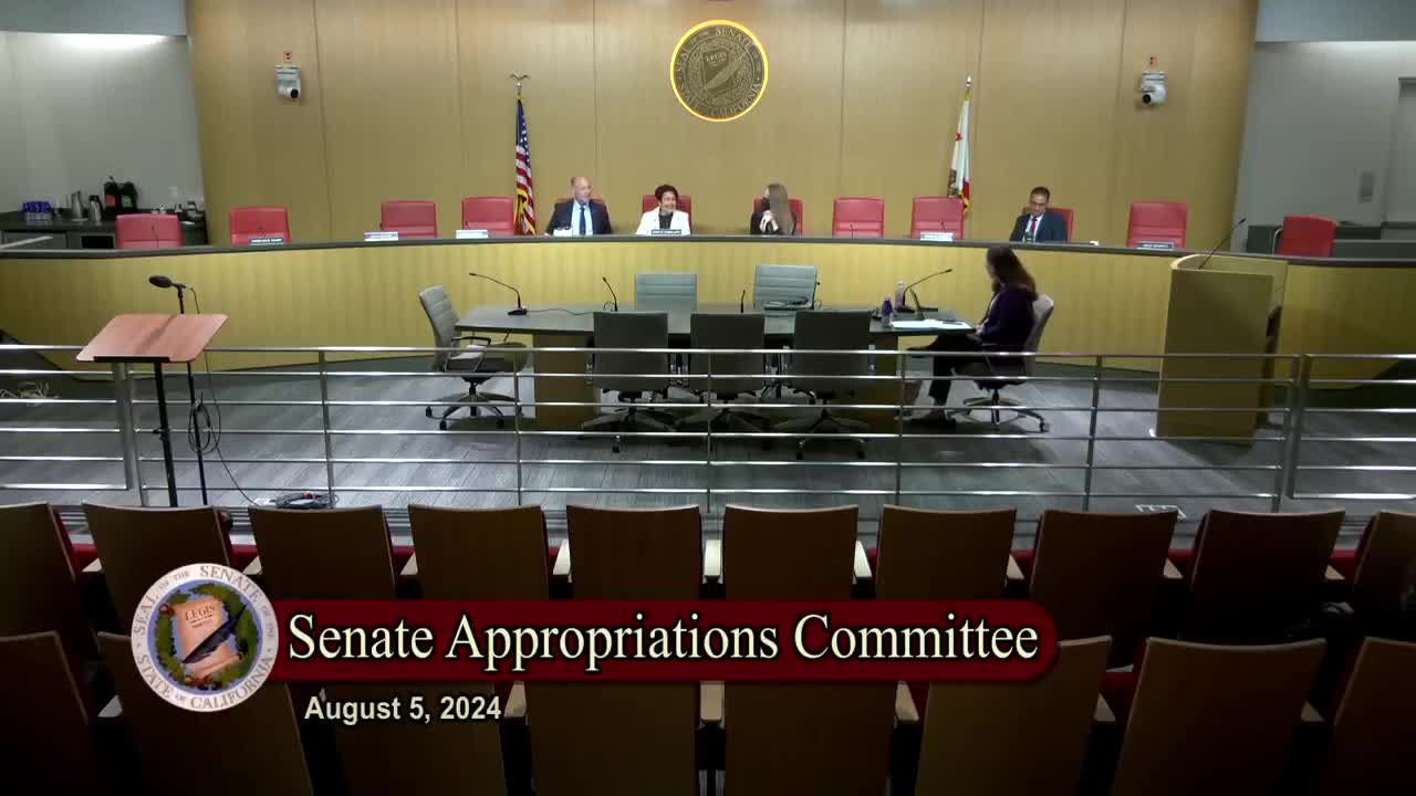 Senate Standing Committee on Appropriations