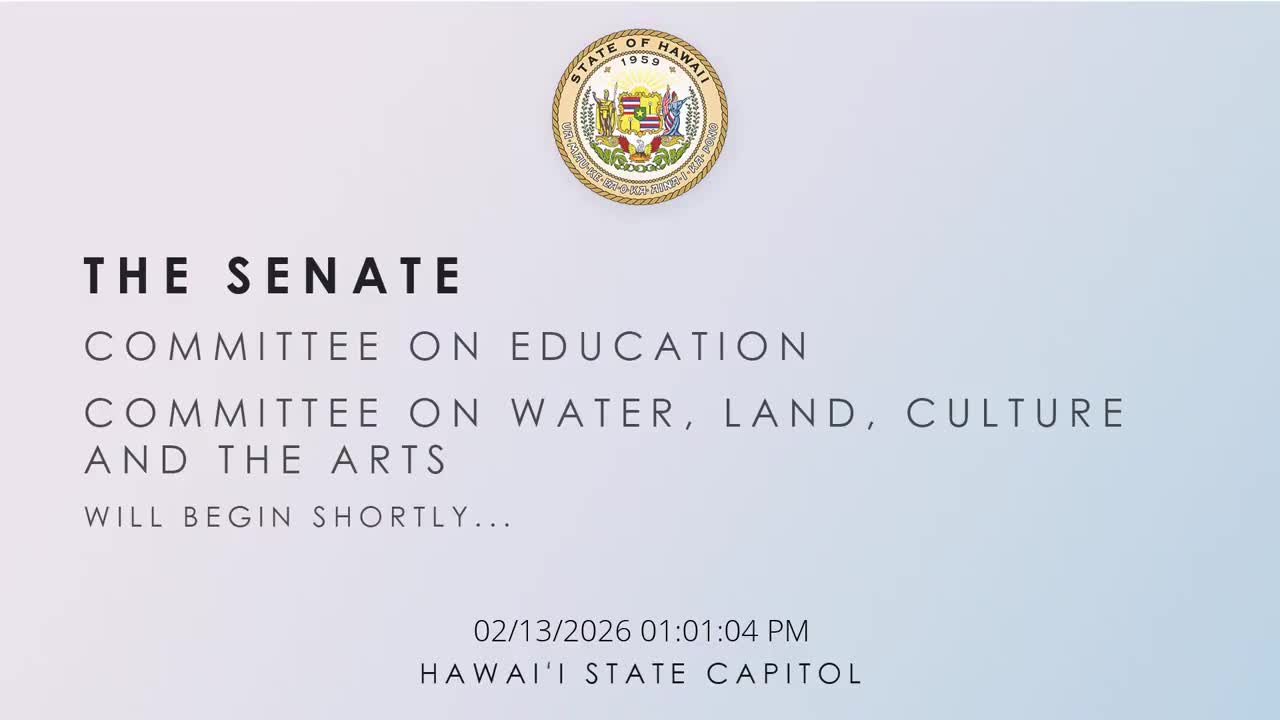 Senate Standing Committee on Education