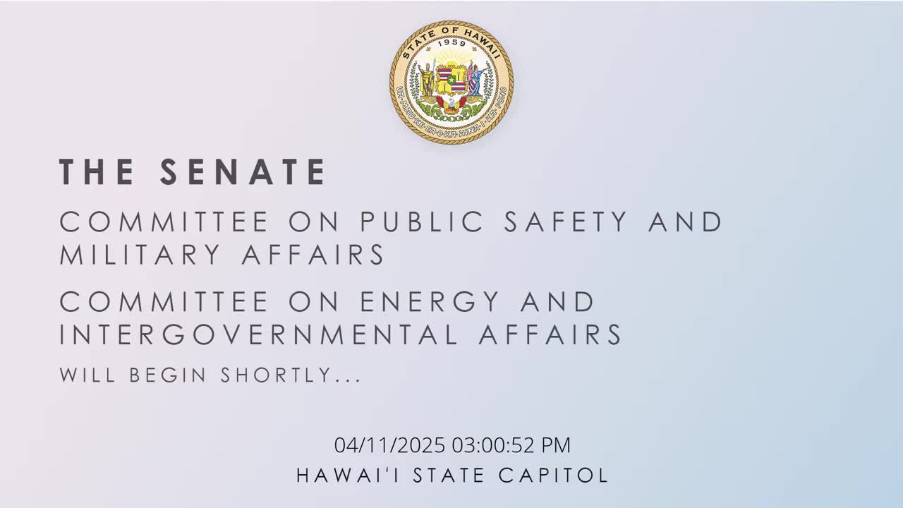 Senate Standing Committee on Health and Human Services