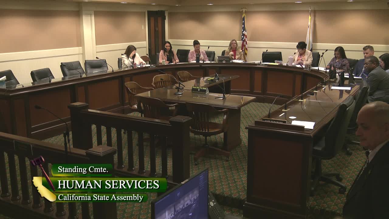 Assembly Standing Committee on Human Services